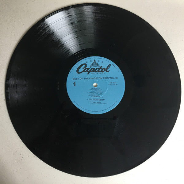 Kingston Trio : Best Of The Kingston Trio Vol.III (LP, Comp, RE, RP, Blu)