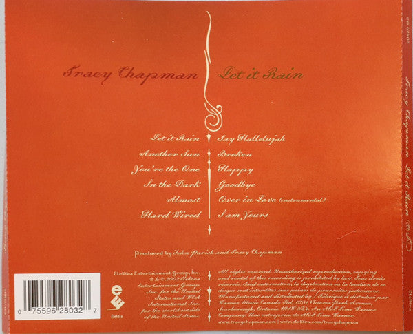 Tracy Chapman : Let It Rain (CD, Album)