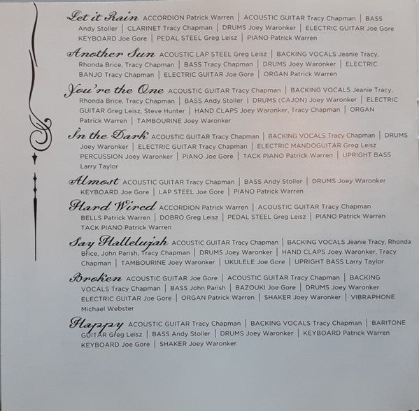 Tracy Chapman : Let It Rain (CD, Album)