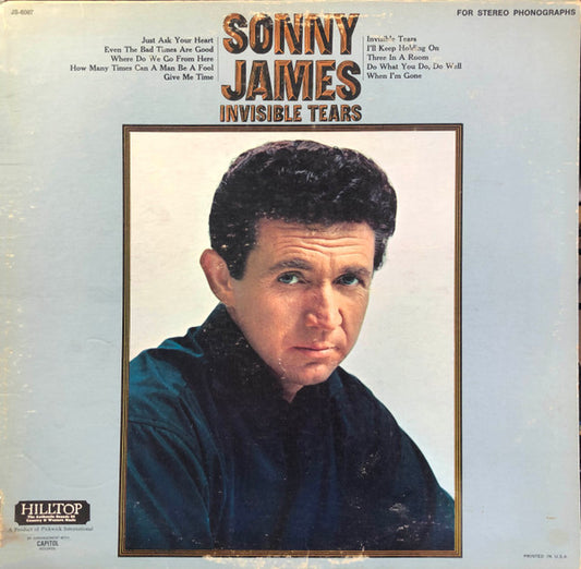 Sonny James : Invisible Tears (LP, Album, Comp)