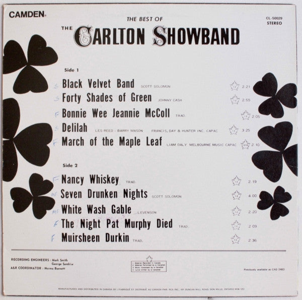 The Carlton Showband : The Best Of The Carlton Showband (LP, Comp, RE)
