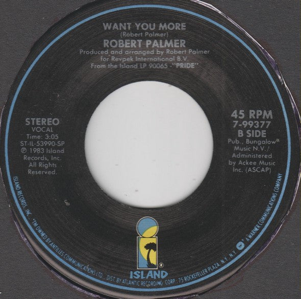 Robert Palmer : Sweet Lies (7")