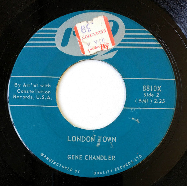 Gene Chandler : Bless Our Love / London Town (7", Single)