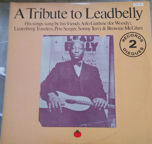 Pete Seeger, Arlo Guthrie, Sonny Terry & Brownie McGhee, Lunenberg Travelers : A Tribute To Leadbelly (2xLP, Album)