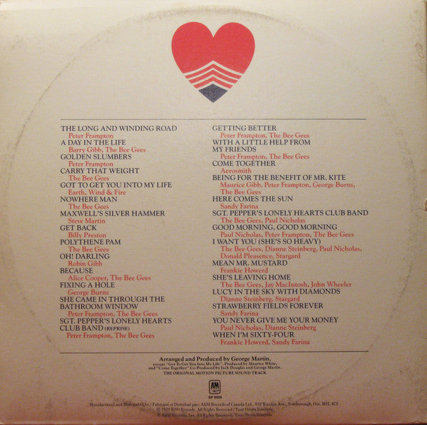 Various : Sgt. Pepper's Lonely Hearts Club Band (2xLP, Album)
