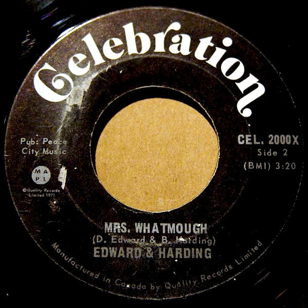 Edward & Harding* : Mr. Sunlight (7", Single)