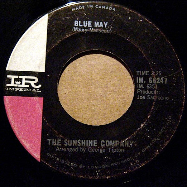 The Sunshine Company : Happy / Blue May (7", Single)