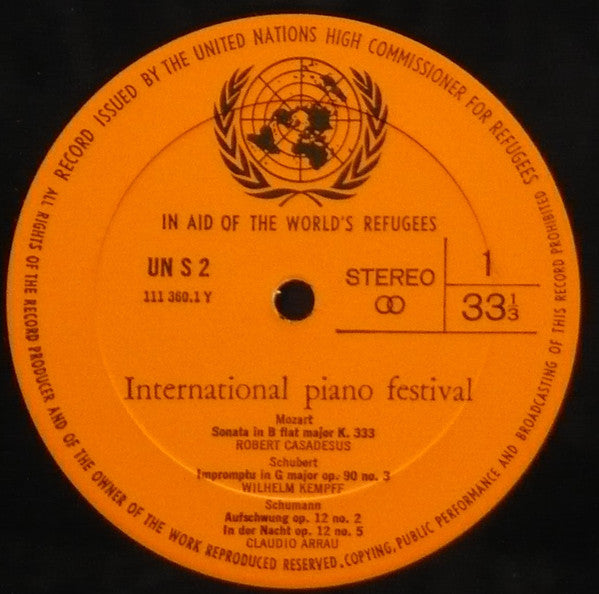 Various : International Piano Festival (2xLP)
