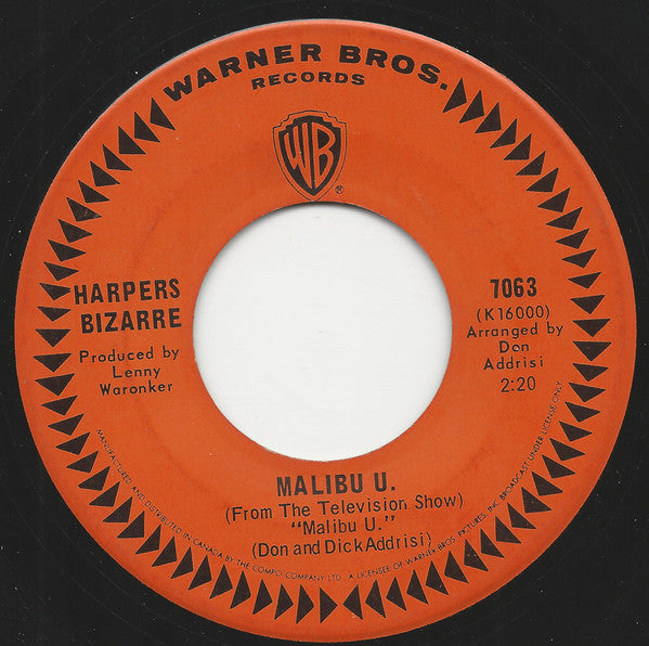 Harpers Bizarre : Anything Goes (7", Single)