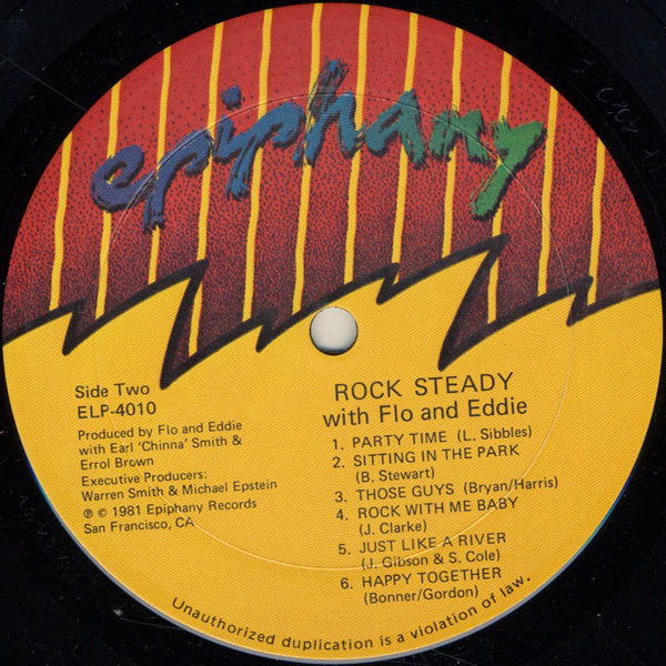 Flo & Eddie : Rock Steady With Flo & Eddie (LP, Album)