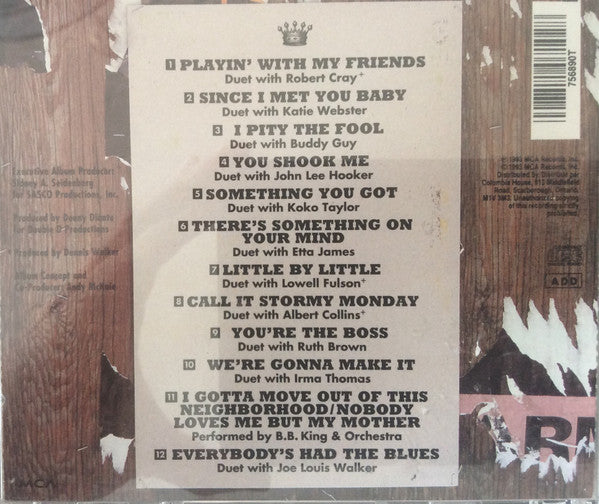 B.B. King : Blues Summit (CD, Album, Club)