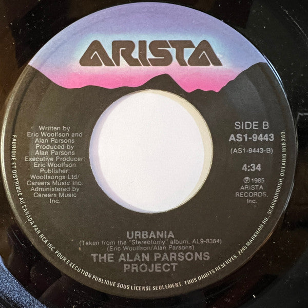 The Alan Parsons Project : Stereotomy (7")