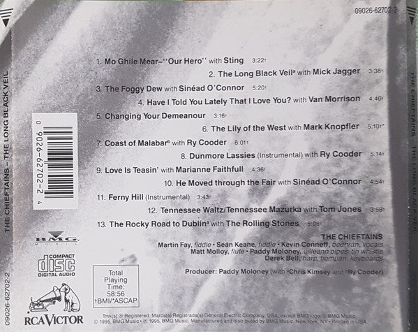 The Chieftains : The Long Black Veil (CD, Album)