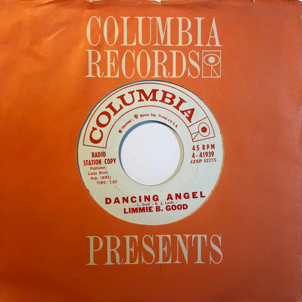 Limmie B. Good : Dancing Angel / I'm Gonna Kiss My Girl Tonight (7", Single, Promo)