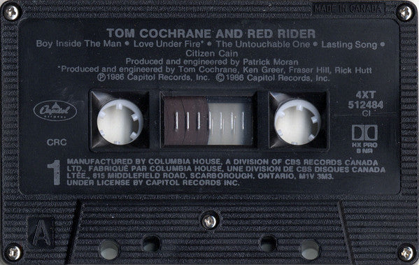 Tom Cochrane And Red Rider : Tom Cochrane And Red Rider (Cass, Album, Club, Bla)