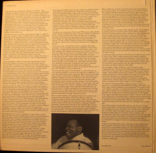 Elvin Jones : The Prime Element (2xLP, Album, Gat)