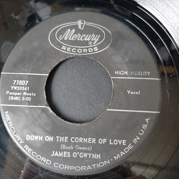 James O'Gwynn : I'm Getting Nowhere Fast (7", Single)