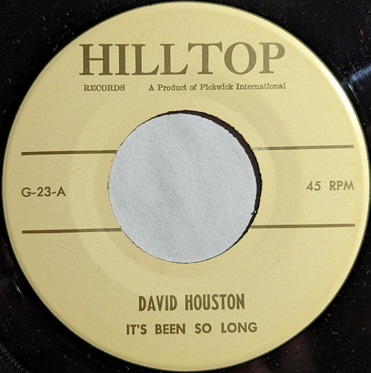 David Houston : It's Been So Long (7", Single)