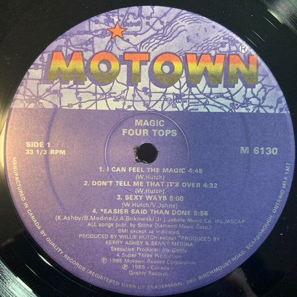 Four Tops : Magic (LP, Album)
