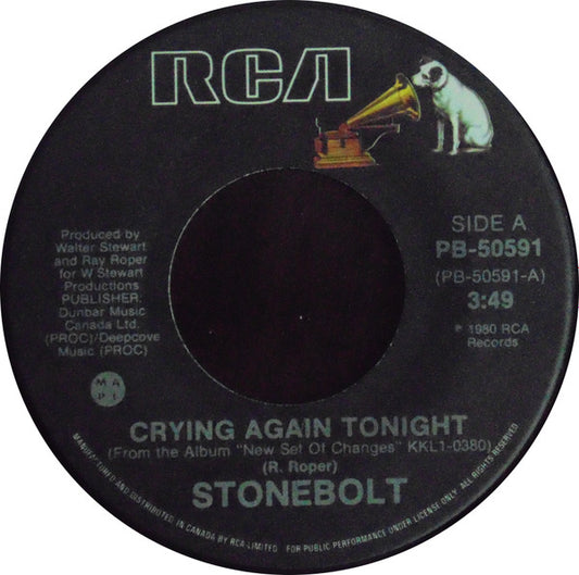 Stonebolt : Crying Again Tonight (7", Single)