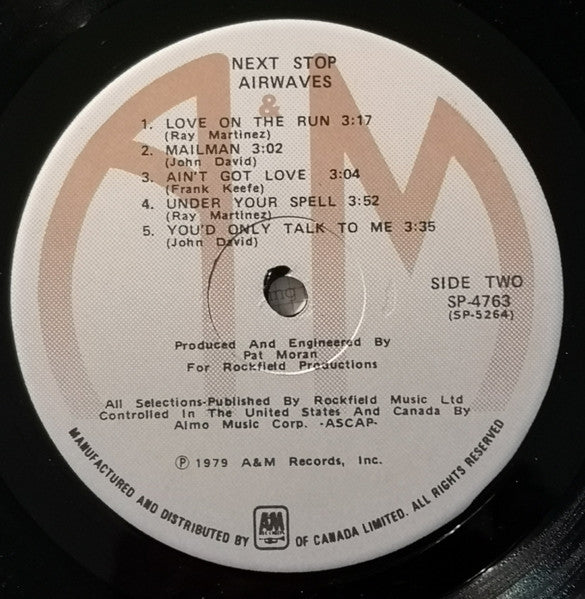 Airwaves (4) : Next Stop (LP, Album)