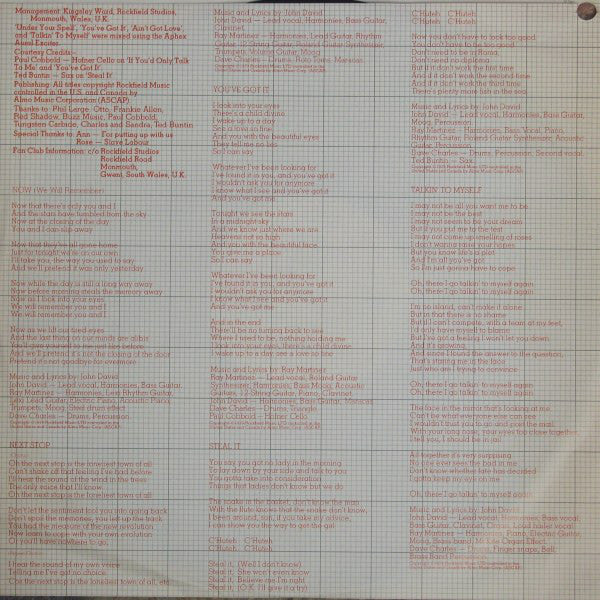 Airwaves (4) : Next Stop (LP, Album)