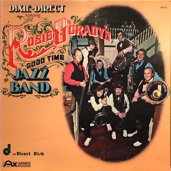 Rosie O'Grady's Good Time Jazz Band : Dixie-Direct Featuring Rosie O'Grady's Good Time Jazz Band (LP, Album, Ltd, Num, Gat)