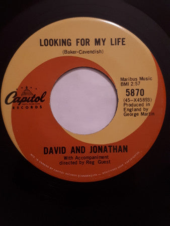 David & Jonathan : Ten Storeys High (7", Single)
