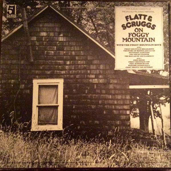 Flatt & Scruggs With The Foggy Mountain Boys : Flatt And Scruggs On Foggy Mountain  (LP, Album, RE)