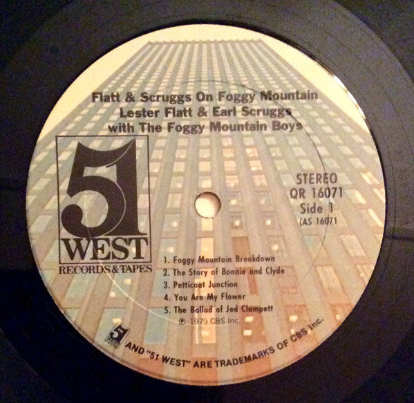 Flatt & Scruggs With The Foggy Mountain Boys : Flatt And Scruggs On Foggy Mountain  (LP, Album, RE)