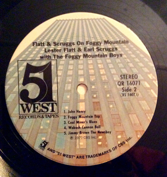 Flatt & Scruggs With The Foggy Mountain Boys : Flatt And Scruggs On Foggy Mountain  (LP, Album, RE)