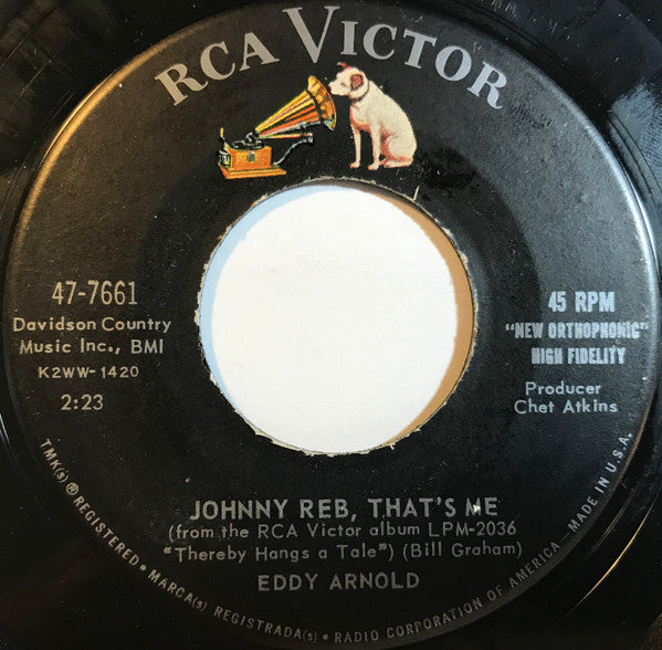 Eddy Arnold : Boot Hill (7", Single)