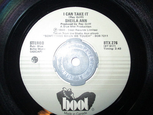 Sheila Ann : I Can Take It (7", Single)