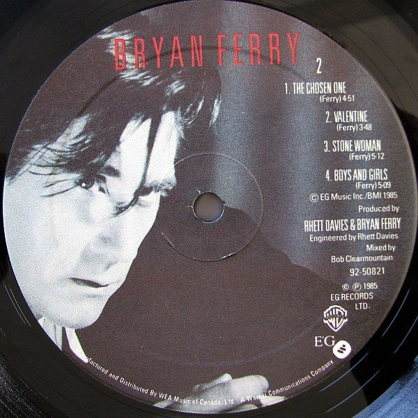 Bryan Ferry : Boys And Girls (LP, Album, Pic)