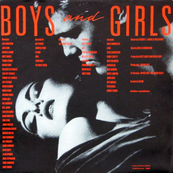 Bryan Ferry : Boys And Girls (LP, Album, Pic)