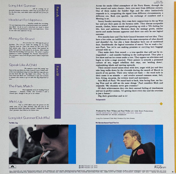 The Style Council : Introducing The Style Council (LP, MiniAlbum, Sho)