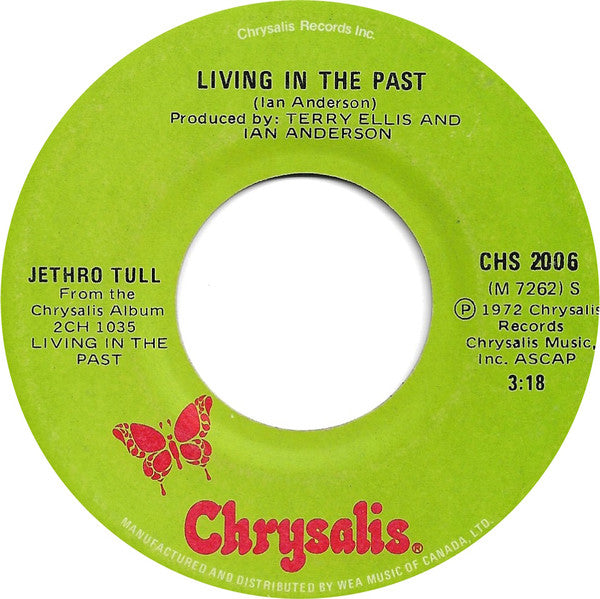 Jethro Tull : Living In The Past / Christmas Song (7", RP)