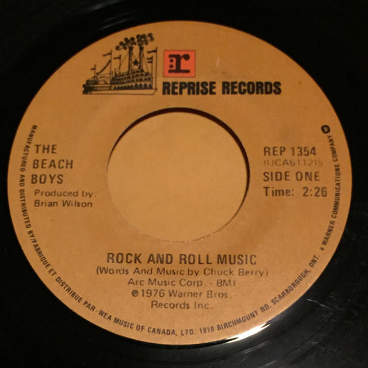 The Beach Boys : Rock And Roll Music (7", Single)