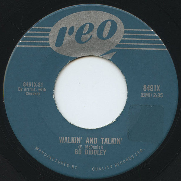 Bo Diddley : Walkin' And Talkin' (7", Single)