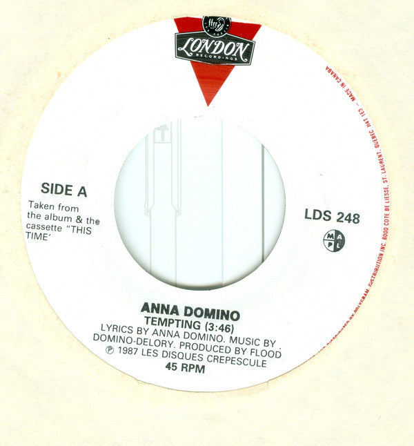 Anna Domino : Tempting (7", Single)