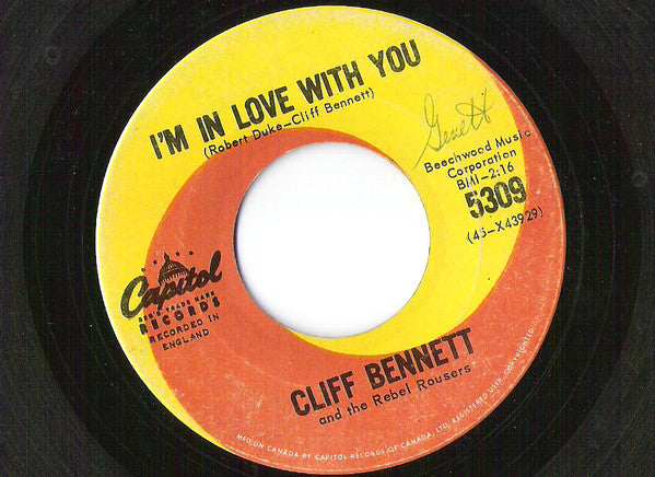 Cliff Bennett & The Rebel Rousers : One Way Love / I'm In Love With You (7", Single)