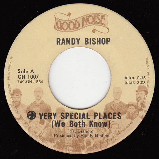 Randy Bishop : Very Special Places (We Both Know) (7", Single)