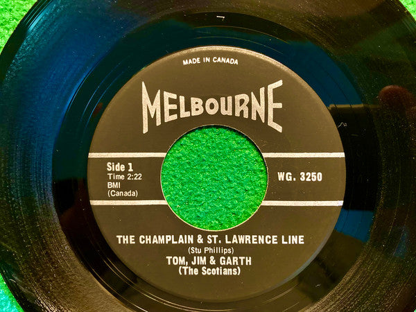 Tom, Jim And Garth : The Champlain & St. Lawrence Line (7", Mono)