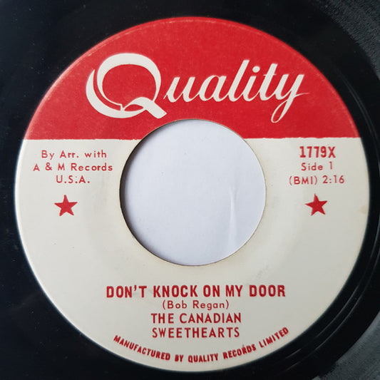 Canadian Sweethearts : Don't Knock On My Door (7", Single)