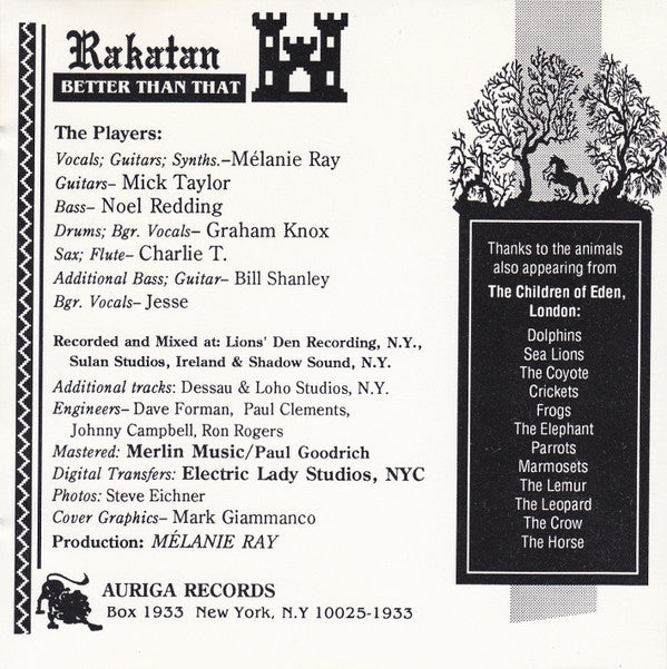 Rakatan : Better Than That (CD)