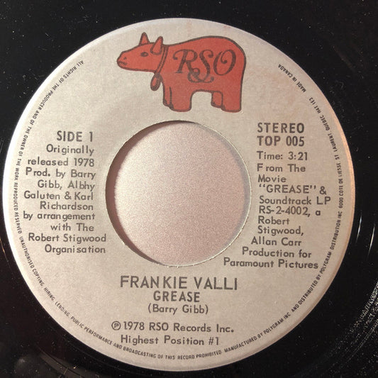 Frankie Valli / Gary Brown (2) : Grease (7", Single)