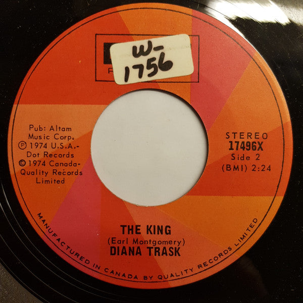 Diana Trask : Lean It All On Me  (7")