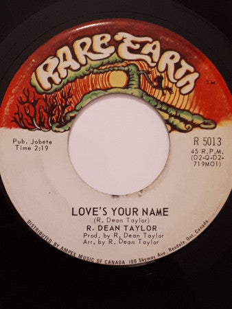 R. Dean Taylor : Indiana Wants Me  (7", Single)