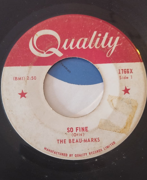 The Beau Marks* : So Fine (7", Single)