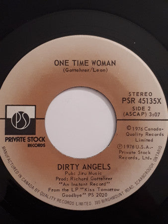 Dirty Angels (2) : Tell Me (7", Single)